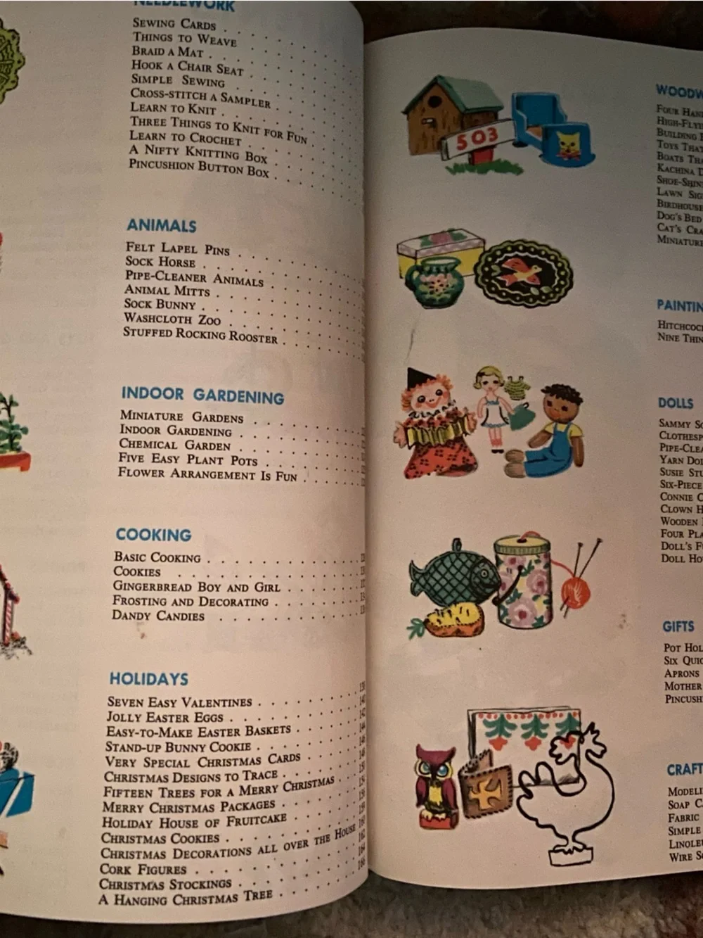 Vintage 50s 1950s 60s 1960s Children’s craft book crafts art arts activity retro - Picture 4 of 9